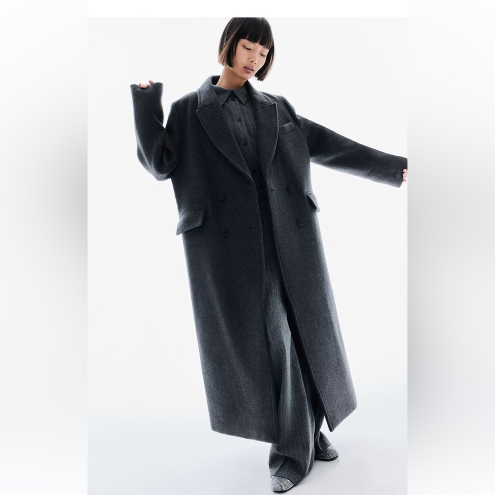 NWT H&M Premium Selection Wool-Blend Coat